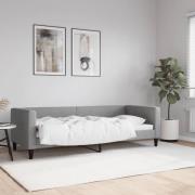 vidaXL Dagbädd ljusgrå 80x200 cm tyg