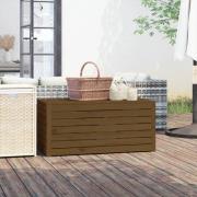 vidaXL Dynbox honungsbrun 101x50,5x46,5 cm massiv furu