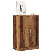 vidaXL Skoskåp åldrat trä 60x35x92 cm konstruerat trä