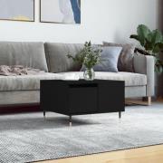 vidaXL Soffbord svart 55x55x36,5 cm konstruerat trä