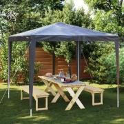 vidaXL Professionellt partytält 2,5x2,5 m antracit 90 g/m²