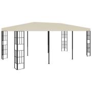 vidaXL Paviljong 3x6 m gräddvit