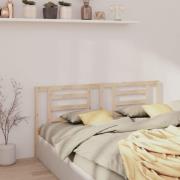 vidaXL Sänggavel 206x4x100 cm massiv furu