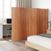 vidaXL Rumsavdelare brun 165x600 cm bambu