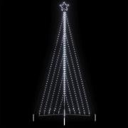 vidaXL Julgransbelysning 570 LEDs kallvit 399 cm