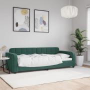 vidaXL Dagbädd mörkgrön 80x200 cm sammet