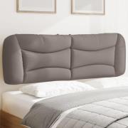 vidaXL Dyna till huvudgavel taupe 160 cm tyg