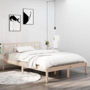vidaXL Sängram massivt trä 200x200 cm
