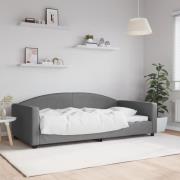 vidaXL Dagbädd mörkgrå 100x200 cm tyg