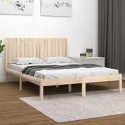 vidaXL Sängram utan madrass 160x200 cm massiv furu