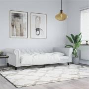 vidaXL Dagbädd vit 100x200 cm konstläder