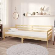 vidaXL Dagbädd massiv furu 90x200 cm