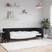 vidaXL Dagbädd svart 80x200 cm sammet