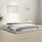 vidaXL Sängram vit 120x190 cm liten dubbel massiv furu