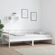 vidaXL Dagbädd vit 90x200 cm massiv furu