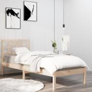 vidaXL Sängram massivt trä 90x190 cm