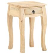 vidaXL Sängbord 28x28x46 cm massivt mangoträ