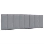 vidaXL Headboard Cushion "Hanko" Light Grey 160 cm Fabric