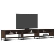 vidaXL Tv-bänk brun ek 270x40x46 cm konstruerat trä