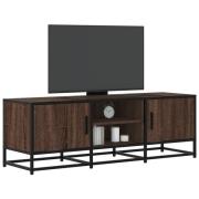 vidaXL Tv-bänk brun ek 120x35x41 cm konstruerat trä och metall
