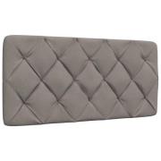 vidaXL Dyna till huvudgavel taupe 100 cm tyg
