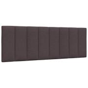 vidaXL Headboard Cushion "Hanko" Dark Brown 120 cm Fabric