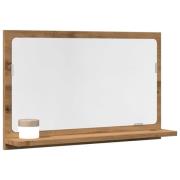 vidaXL Spegelskåp för badrum artisan ek 60x11x37 cm konstruerat trä