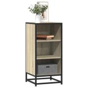vidaXL Skåp sonoma-ek 35,5x35x76 cm konstruerat trä och metall