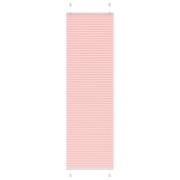 vidaXL Plisserad persienn rosa 60x200cm tyg bredd 59,4cm polyester