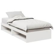 vidaXL Dagbädd utan madrass vit 90x200 cm massiv furu