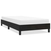 vidaXL Sängram utan madrass svart 100x210 cm sammet