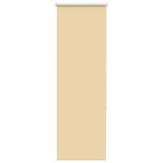 vidaXL Rullgardin mörkläggningsbeige 60x130 cm tyg bredd 55,7 cm