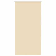 vidaXL Rullgardin mörkläggningsbar beige 75x130 cm tyg bredd 70,7 cm