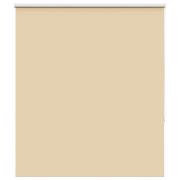 vidaXL Rullgardin mörkläggningsbar beige 135x150 cm tyg bredd 131,6 cm