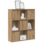 vidaXL Bokhylla ek 89x24x101,5 cm konstruerat trä