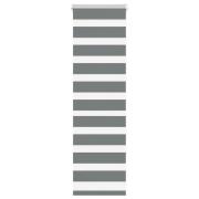 vidaXL Zebragardin mörkgrå 40x100 cm tyg bredd 35,9 cm polyester