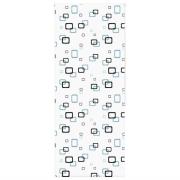 vidaXL Rullgardin för dusch 90x240 cm tyg bredd 86 cm