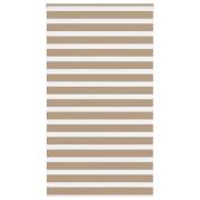 vidaXL Rullgardin zebra 125x200 cm tyg bredd 120,9 cm polyester