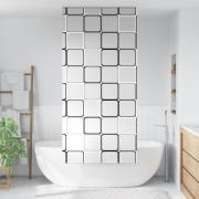 vidaXL Rullgardin för dusch 100x240 cm tyg bredd 96 cm