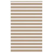 vidaXL Rullgardin zebra 140x200 cm tyg bredd 135,9 cm polyester