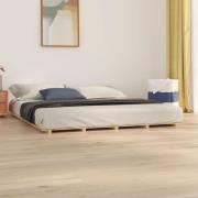 vidaXL Sängram 160x200 cm massiv furu