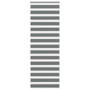 vidaXL Rullgardin zebra mörkgrå 70x230 cm tyg bredd 65,9 cm polyester
