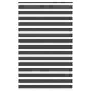 vidaXL Rullgardin zebra svart 150x200 cm tyg bredd 145,9 cm polyester