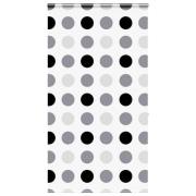 vidaXL Duschrullgardin med kassett 140x240 cm tyg bredd 136 cm