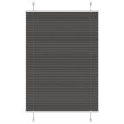 vidaXL Plisserad persienn svart 95x100 cm tyg bredd 94,4 cm polyester