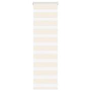 vidaXL Rullgardin zebra 40x100 cm tyg bredd 35,9 cm polyester