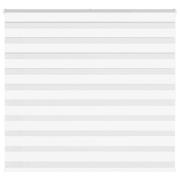vidaXL Rullgardin zebra vit 165x150 cm tyg bredd 160,9 cm polyester