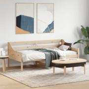vidaXL Dagbädd utan madrass 90x190 cm massiv furu