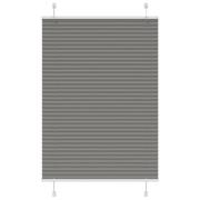 vidaXL Plisserad persienn antracit 100x150 cm tyg bredd polyester