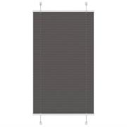 vidaXL Plisserad persienn svart 80x100 cm tyg bredd 79,4 cm polyester